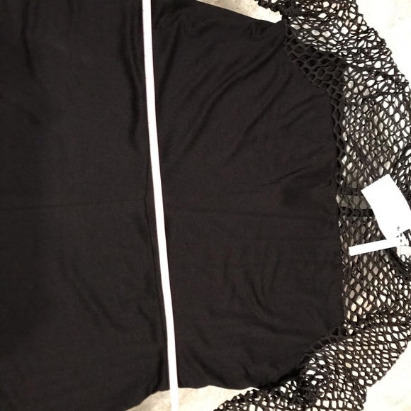 ASOS Fishnet sleeved romper: US 14 - Picture 6 of 8